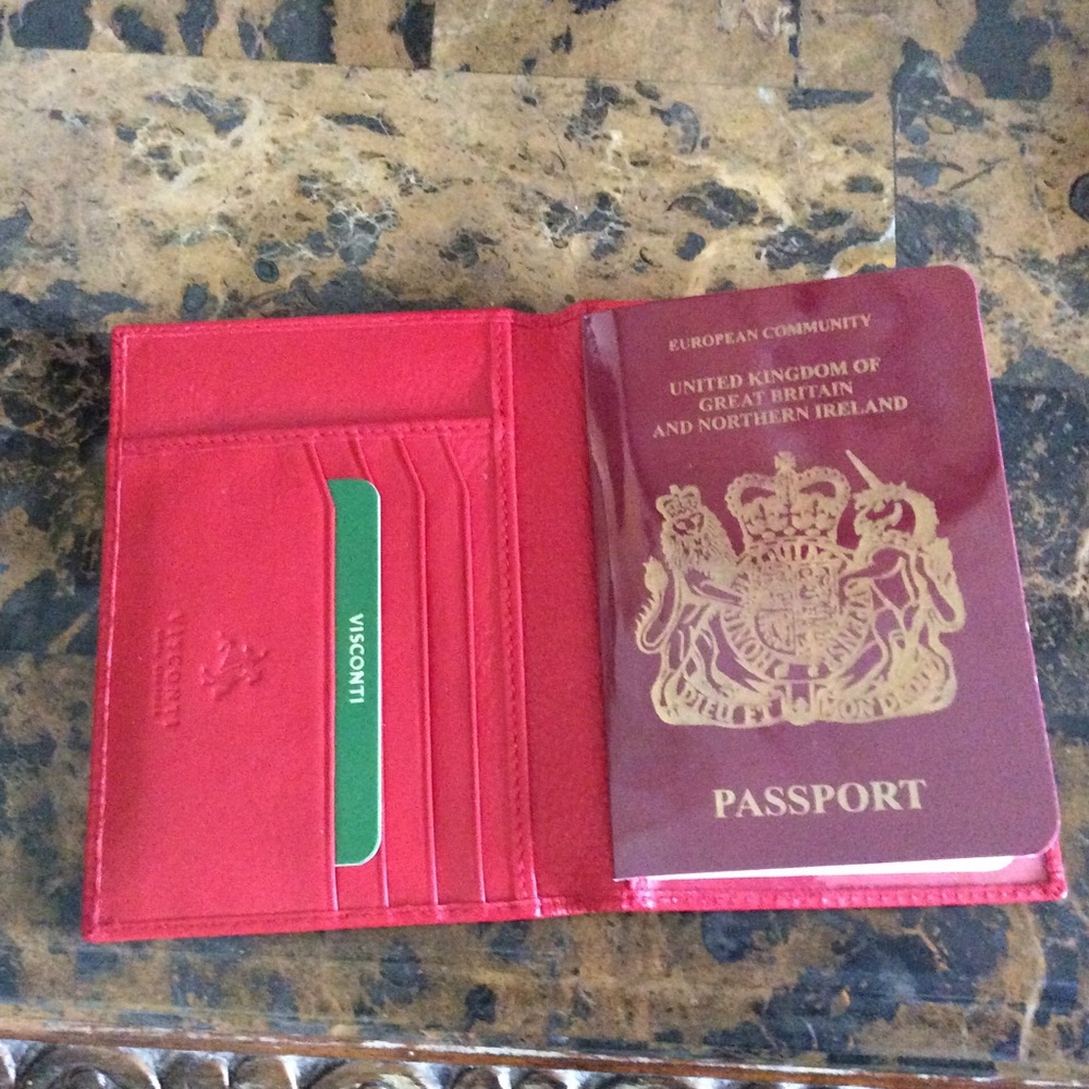 NWOT Leather Passport cover